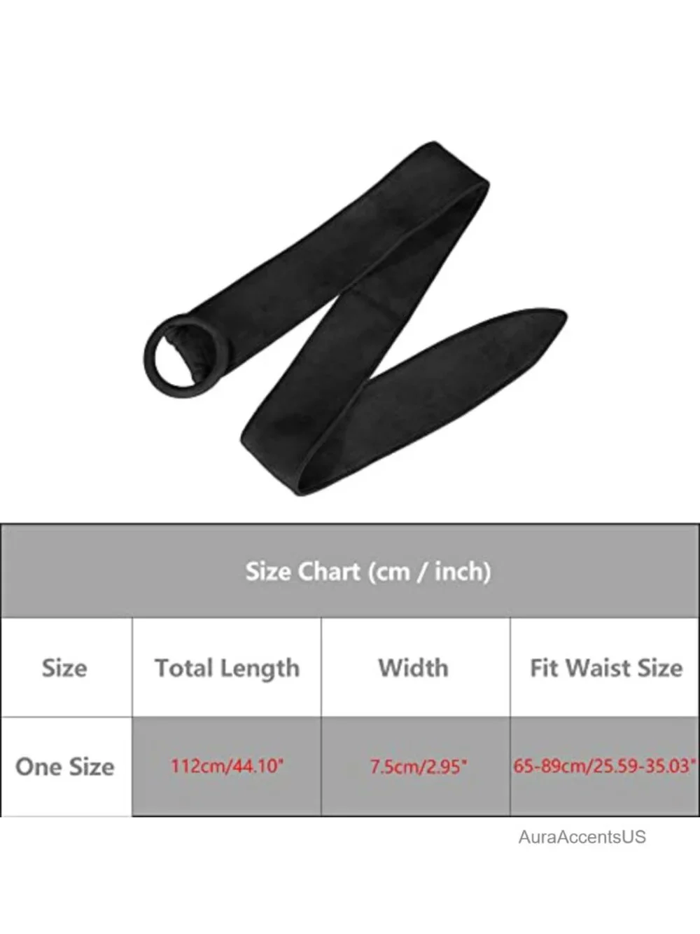 Wide Waist Belt Round Buckle Obi Wideband Vintage Cinch Belt for Dress